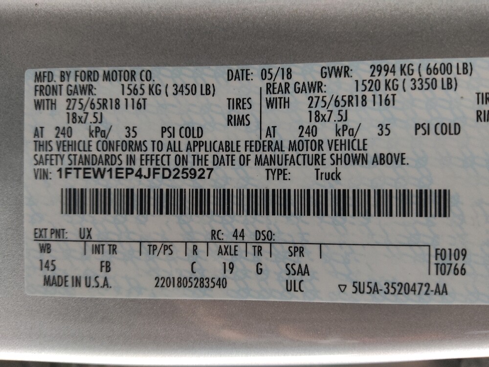 2018 Ford F150 in Duluth, GA 30096 - 18121060 33