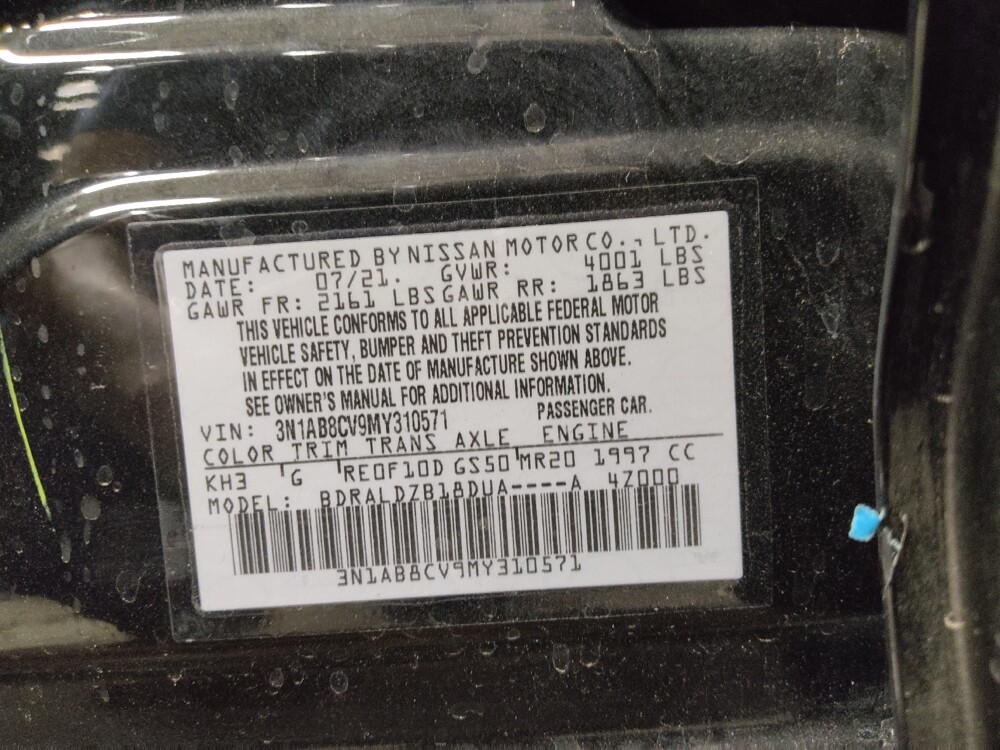 2021 Nissan Sentra in Tallahassee, FL 32304 - 18121082 33