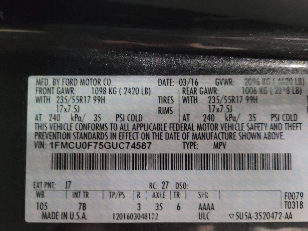 2016 Ford Escape in Henrico, VA 23223 - 18121084 33