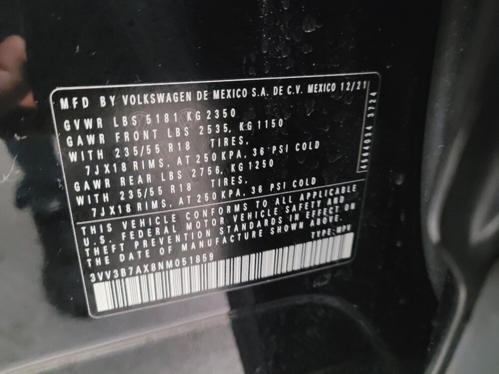 2022 Volkswagen Tiguan in Montclair, CA 91763 - 18121092 33