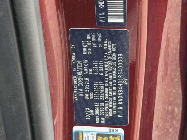 2024 Kia Carnival in Winchester, VA 22602 - 18121183 32