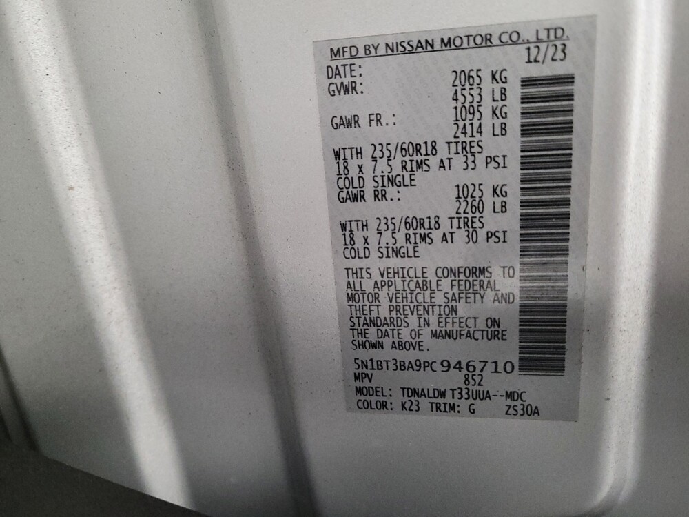 2023 Nissan Rogue in Montclair, CA 91763 - 18121194 33