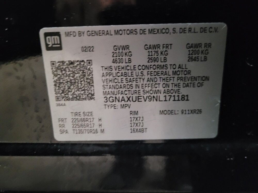 2022 Chevrolet Equinox in New Castle, DE 19720 - 18121195 33