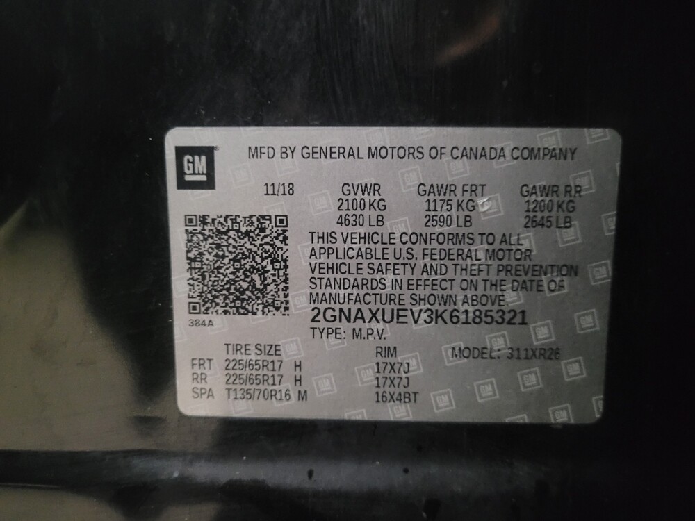 2019 Chevrolet Equinox in Conyers, GA 30094 - 18121214 33