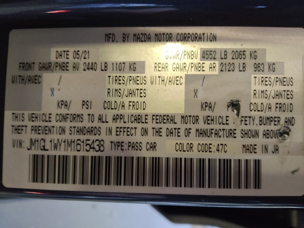 2021 MAZDA MAZDA6 in Columbia, SC 29210 - 18121259 33