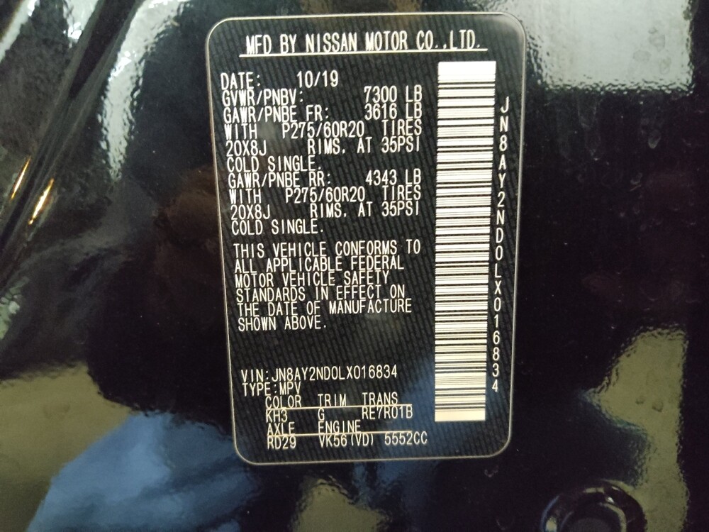 2020 Nissan Armada in Arlington, TX 76011 - 18121344 33