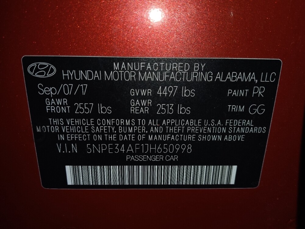 2018 Hyundai Sonata in Savannah, GA 31419 - 18121346 33