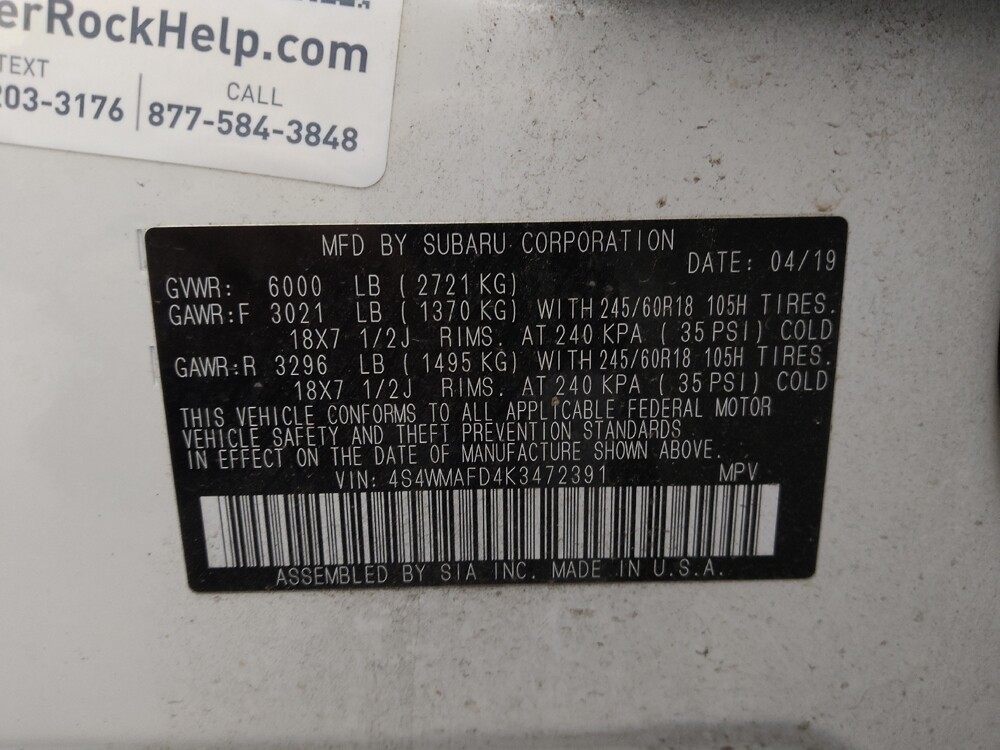 2019 Subaru Ascent in Independence, MO 64055 - 18121358 33