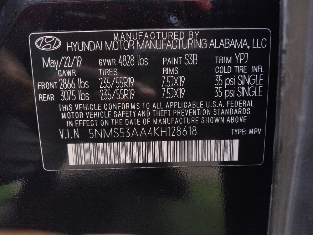 2019 Hyundai Santa Fe in Fort Myers, FL 33907 - 18121380 33