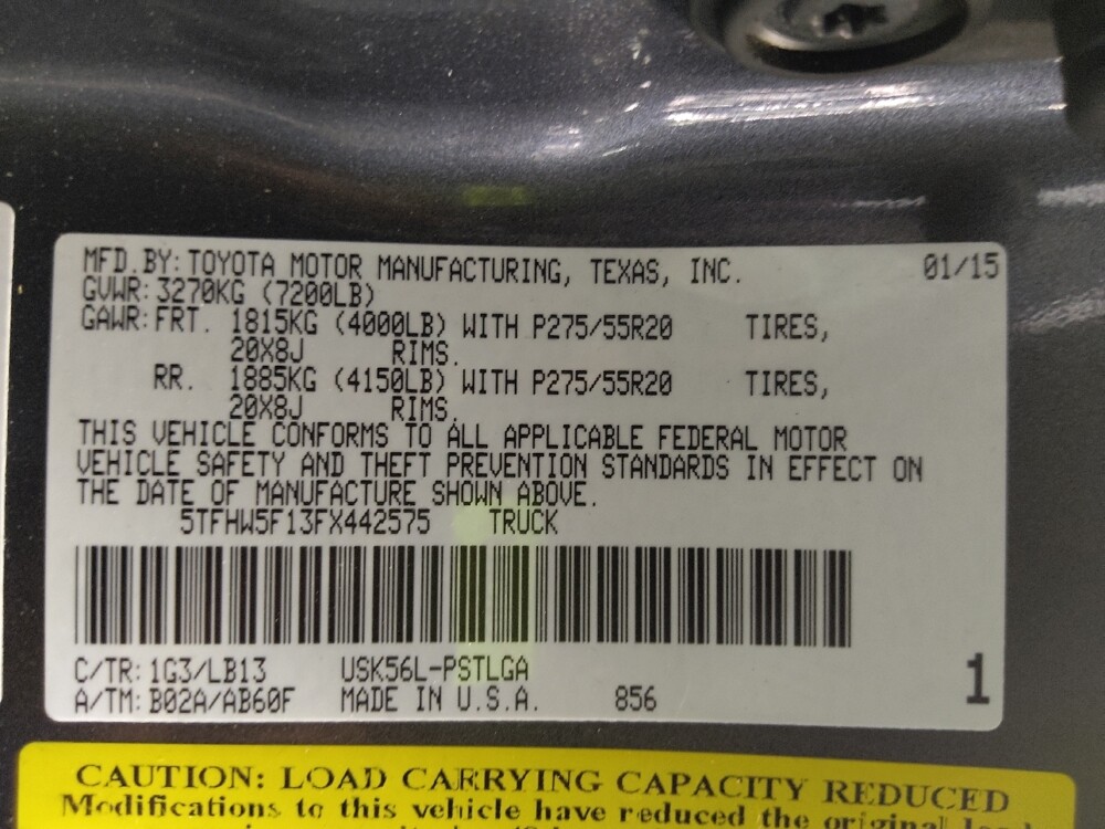 2015 Toyota Tundra in Clearwater, FL 33764 - 18121396 33