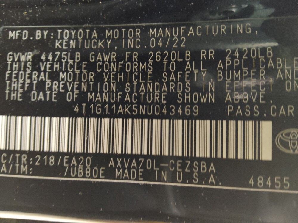 2022 Toyota Camry in Chattanooga, TN 37421 - 18121397 33