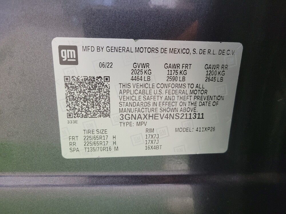 2022 Chevrolet Equinox in Louisville, KY 40258 - 18121401 33