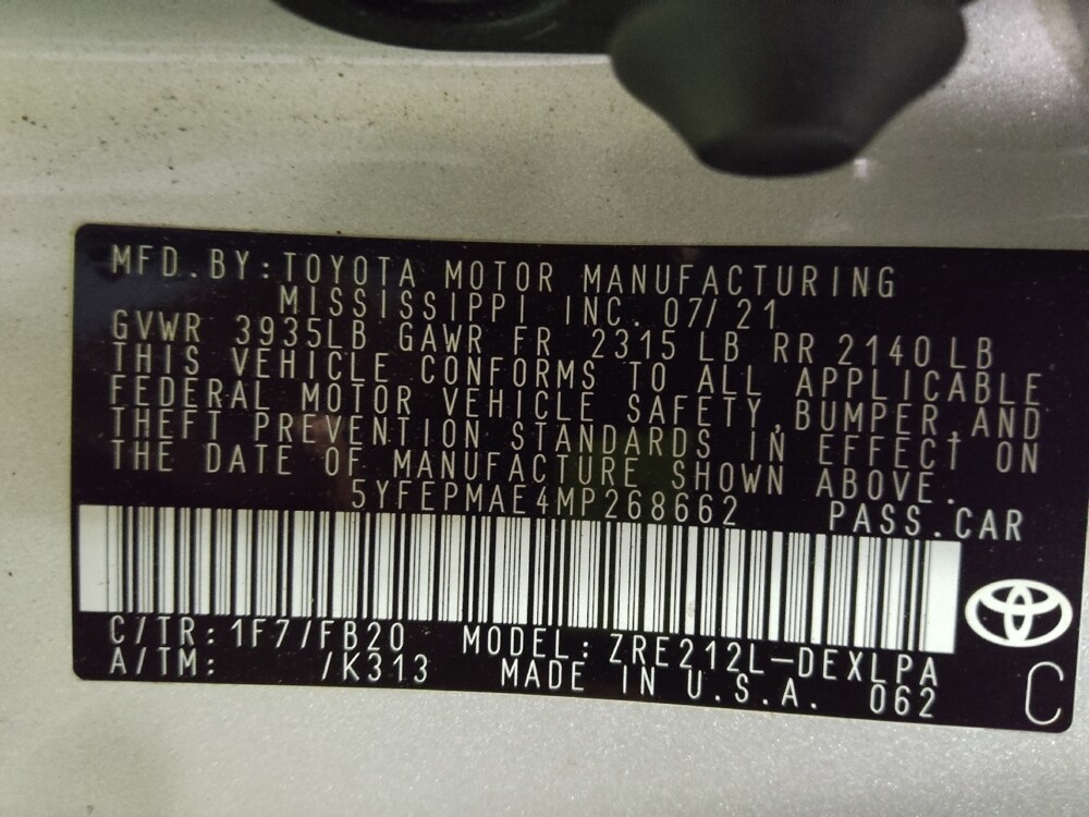 2021 Toyota Corolla in Fort Myers, FL 33907 - 18121412 33