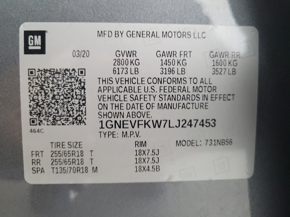 2020 Chevrolet Traverse in Eastpointe, MI 48021 - 18121416 33