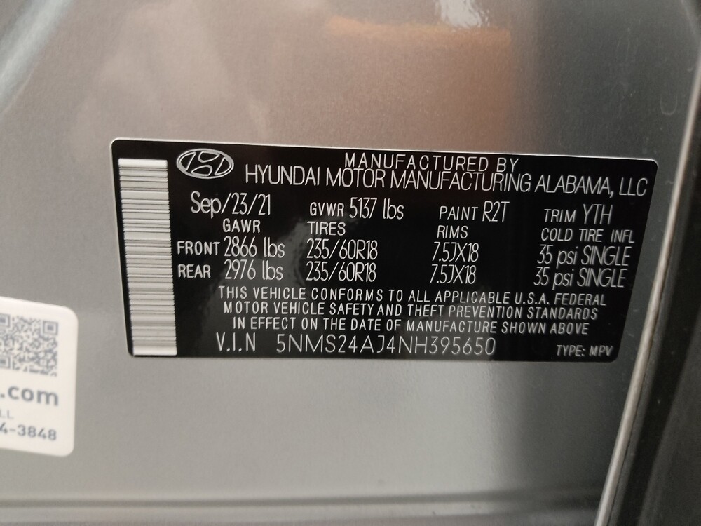 2022 Hyundai Santa Fe in Gladstone, MO 64118 - 18121439 33