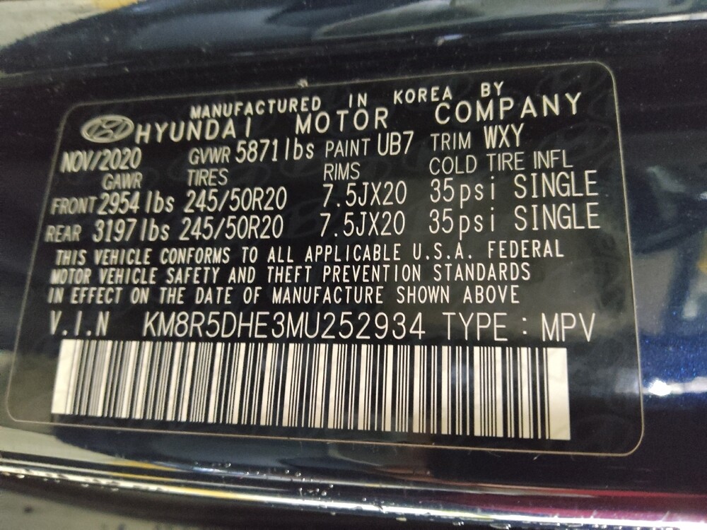 2021 Hyundai Palisade in Marietta, GA 30062 - 18121445 33