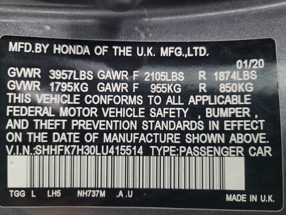 2020 Honda Civic in Memphis, TN 38115 - 18121452 33