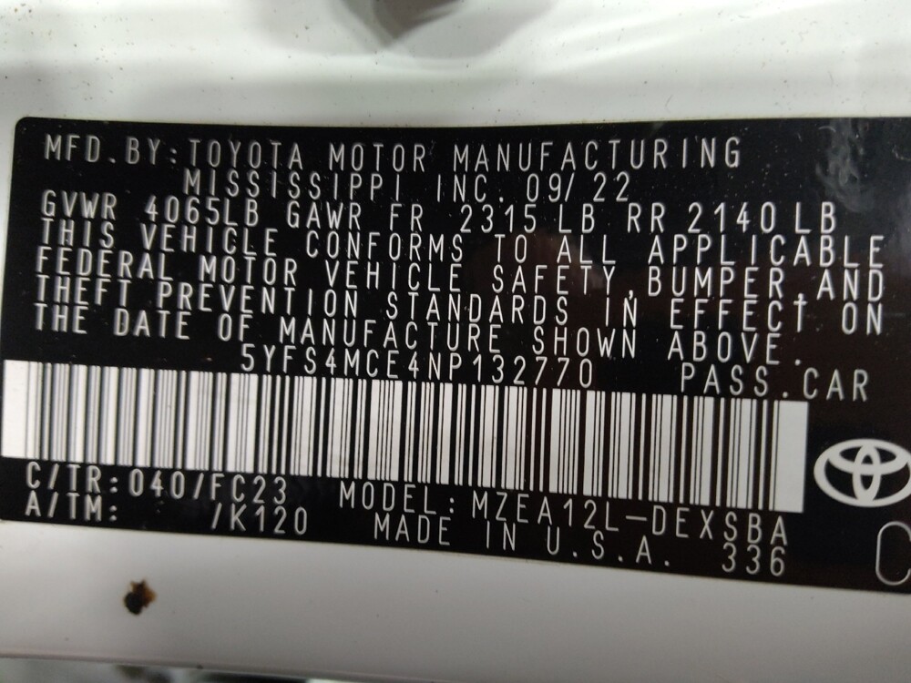 2022 Toyota Corolla in Charleston, SC 29414 - 18121481 33