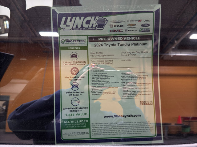 2024 Toyota Tundra in Burlington, WI 53105 - 18121513 40