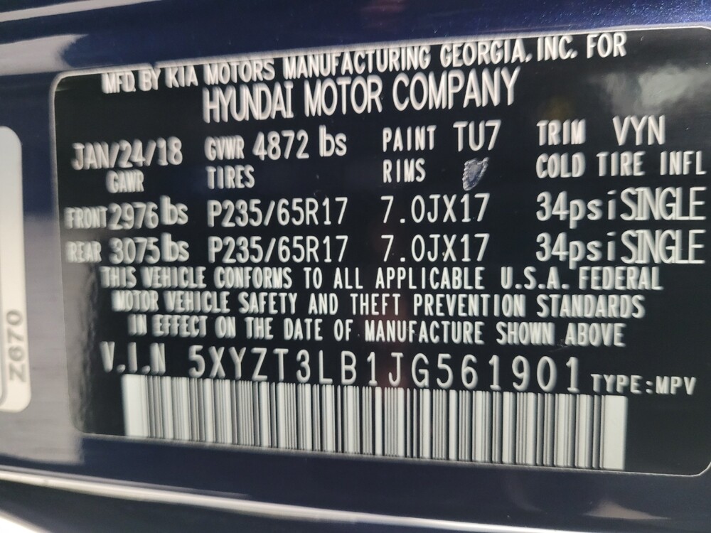 2018 Hyundai Santa Fe in Antioch, TN 37013 - 18121564 33