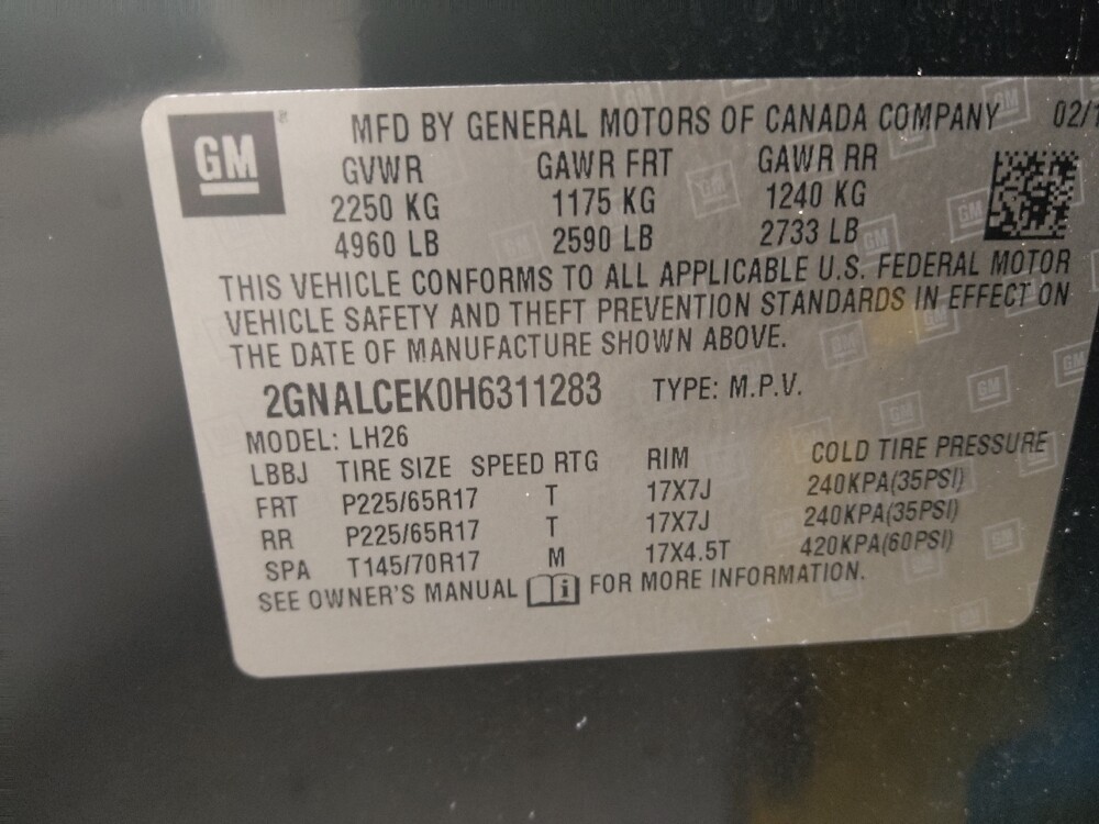 2017 Chevrolet Equinox in Union City, GA 30291 - 18121571 33