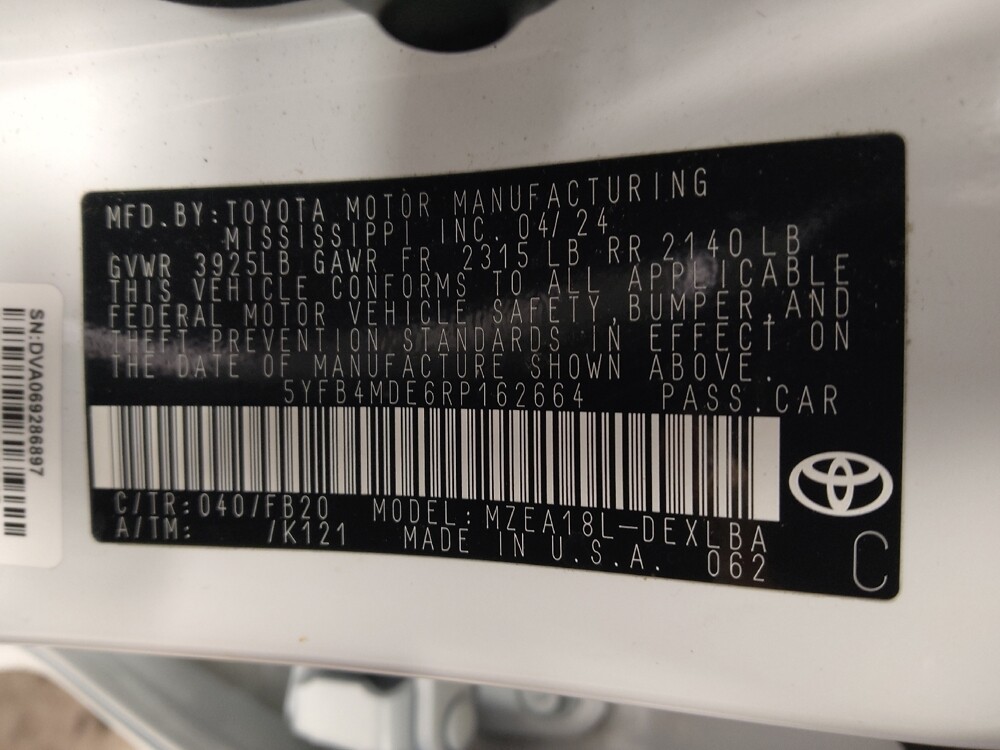 2024 Toyota Corolla in Macon, GA 31210 - 18121574 33