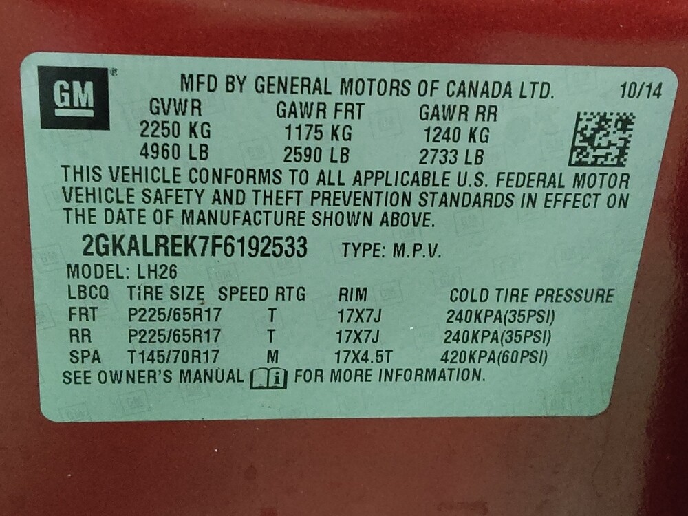 2015 GMC Terrain in Lubbock, TX 79424 - 18121580 33