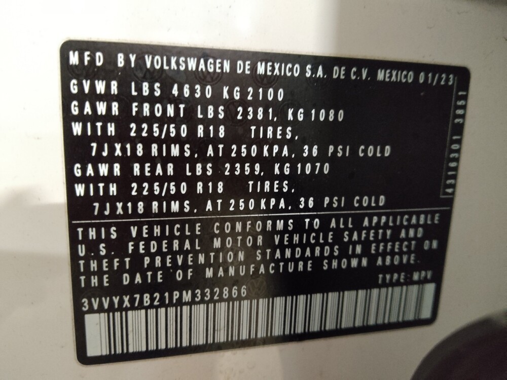 2023 Volkswagen Taos in El Paso, TX 79907 - 18121594 33