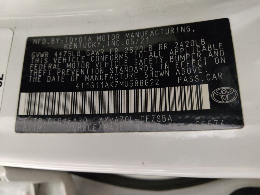 2021 Toyota Camry in Tucson, AZ 85705 - 18121599 33