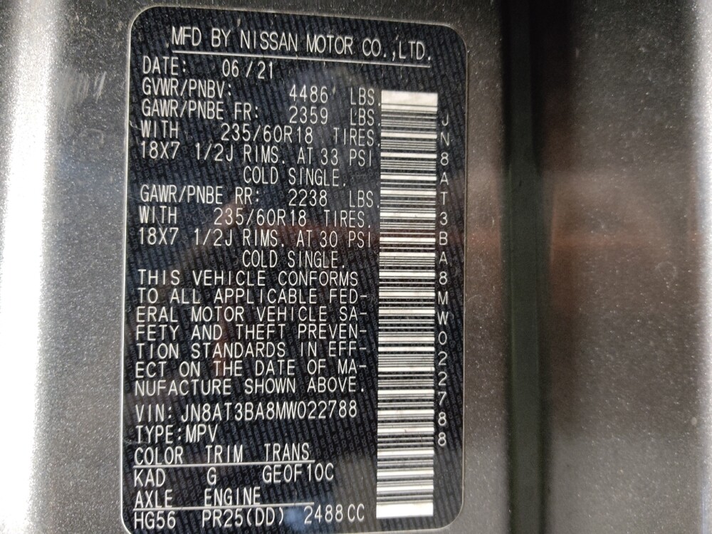 2021 Nissan Rogue in Glendale, AZ 85301 - 18121605 33