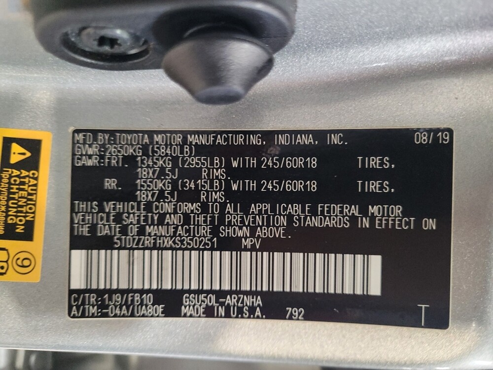 2019 Toyota Highlander in Lakeland, FL 33815 - 18121612 33