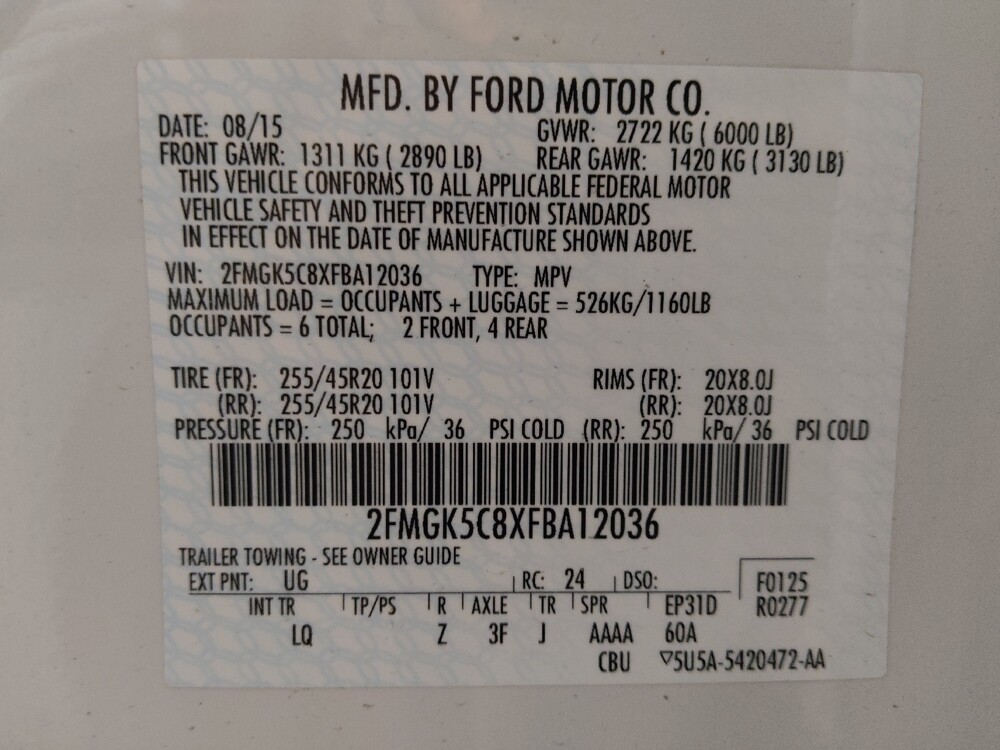 2015 Ford Flex in Ocala, FL 34471 - 18121626 33