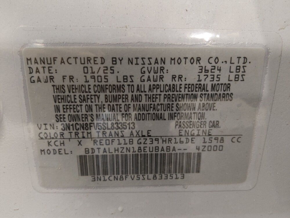 2025 Nissan Versa in Lauderdale Lakes, FL 33313 - 18121637 33