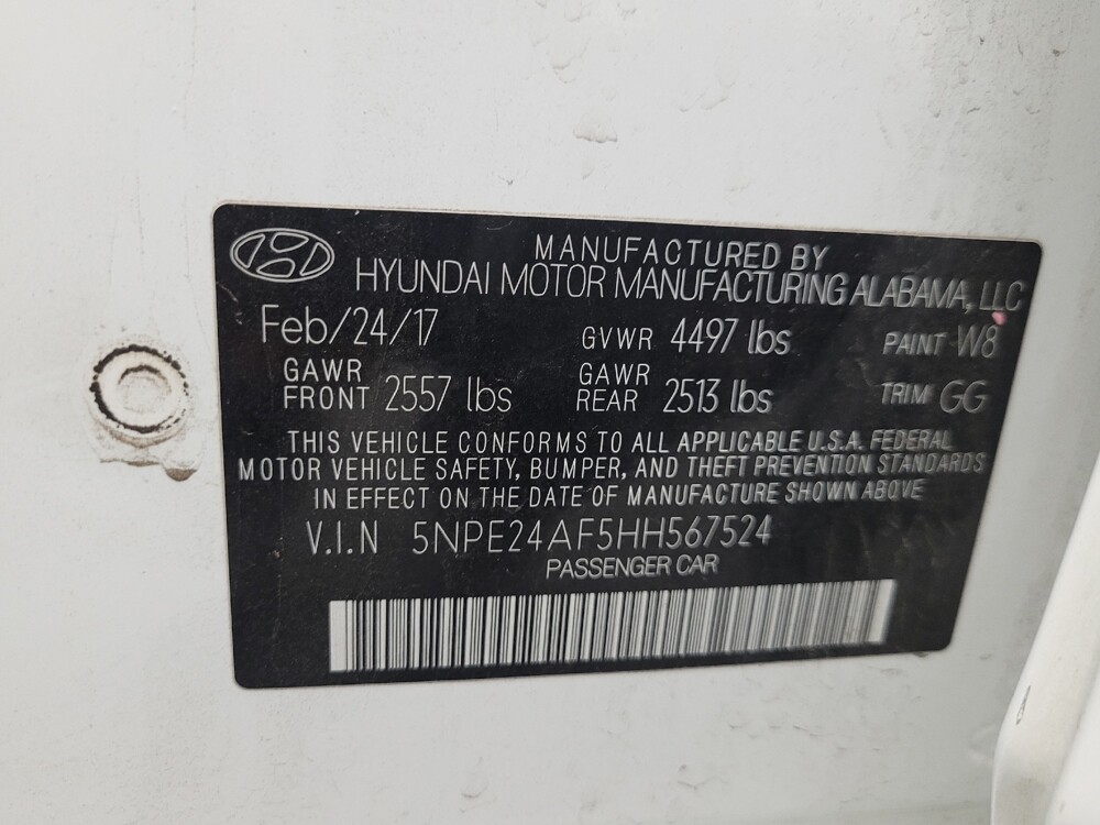 2017 Hyundai Sonata in Tucson, AZ 85705 - 18121655 33