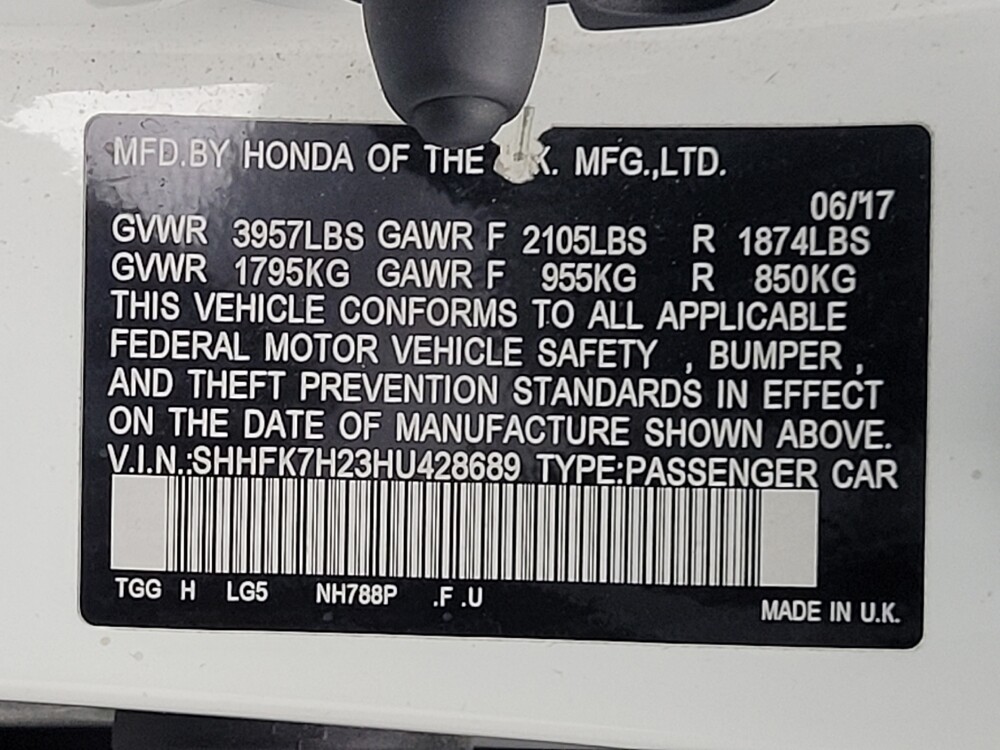 2017 Honda Civic in Madison, TN 37115 - 18121665 33