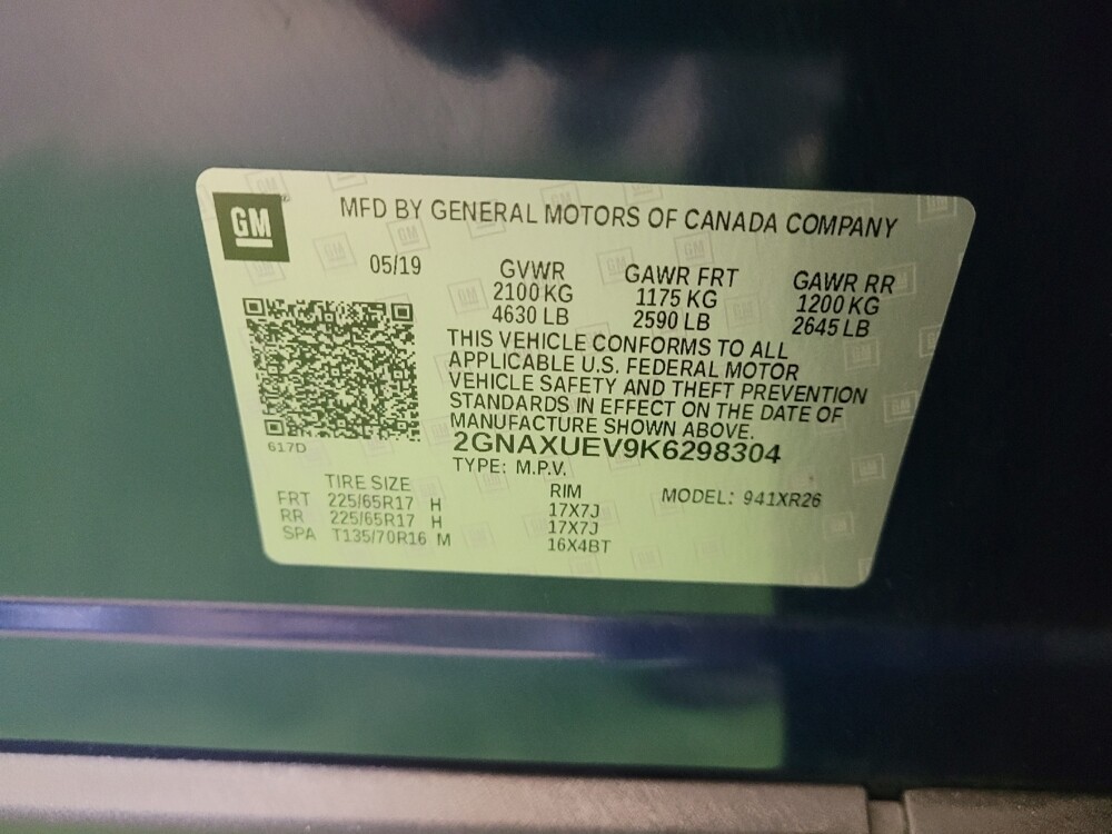 2019 Chevrolet Equinox in Toledo, OH 43617 - 18121678 33