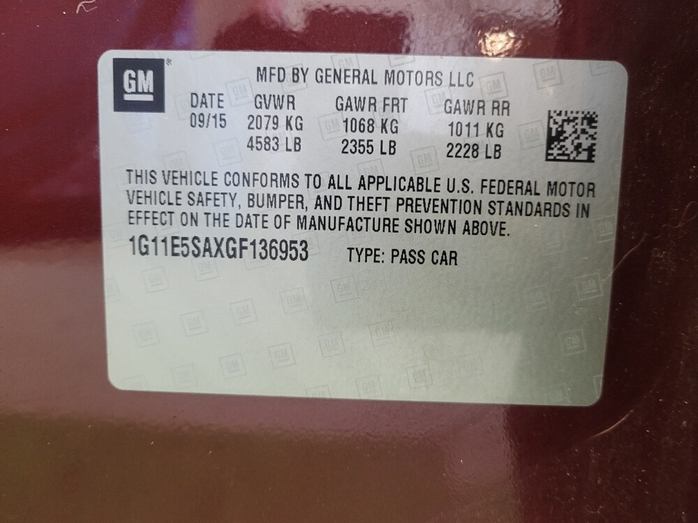 2016 Chevrolet Malibu in Fairfield, OH 45014 - 18121682 33