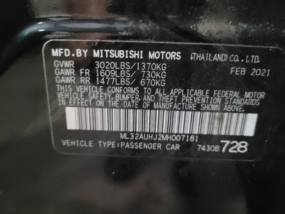 2021 Mitsubishi Mirage in Newport News, VA 23601 - 18121691 33