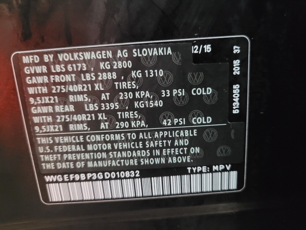 2016 Volkswagen Touareg in Richmond, VA 23235 - 18121704 33