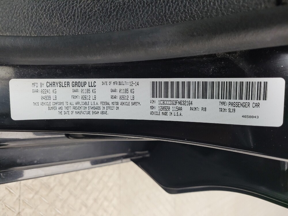 2015 Chrysler 200 in St. Louis, MO 63136 - 18121726 33