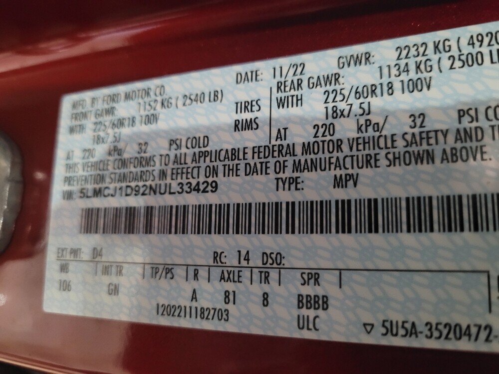 2022 Lincoln Corsair in Newport News, VA 23601 - 18121747 33