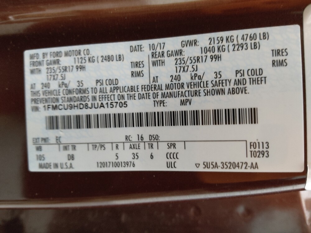 2018 Ford Escape in Albuquerque, NM 87123 - 18121756 33