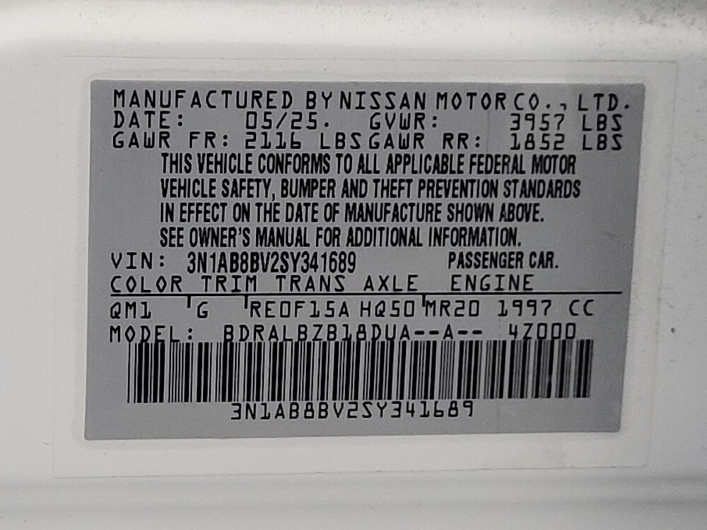 2025 Nissan Sentra in Madison, TN 37115 - 18121758 33