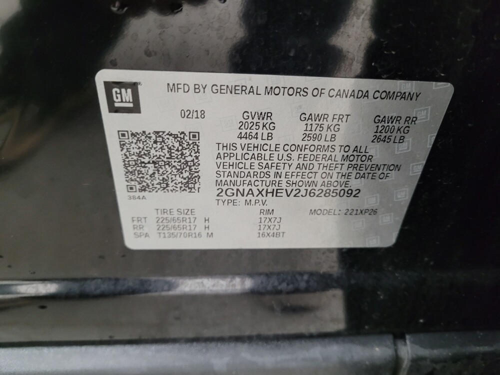 2018 Chevrolet Equinox in Cincinnati, OH 45255 - 18121764 33