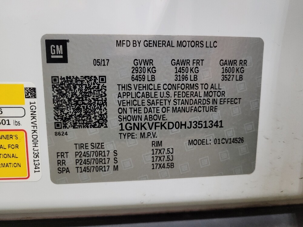 2017 Chevrolet Traverse in Toledo, OH 43617 - 18121770 33