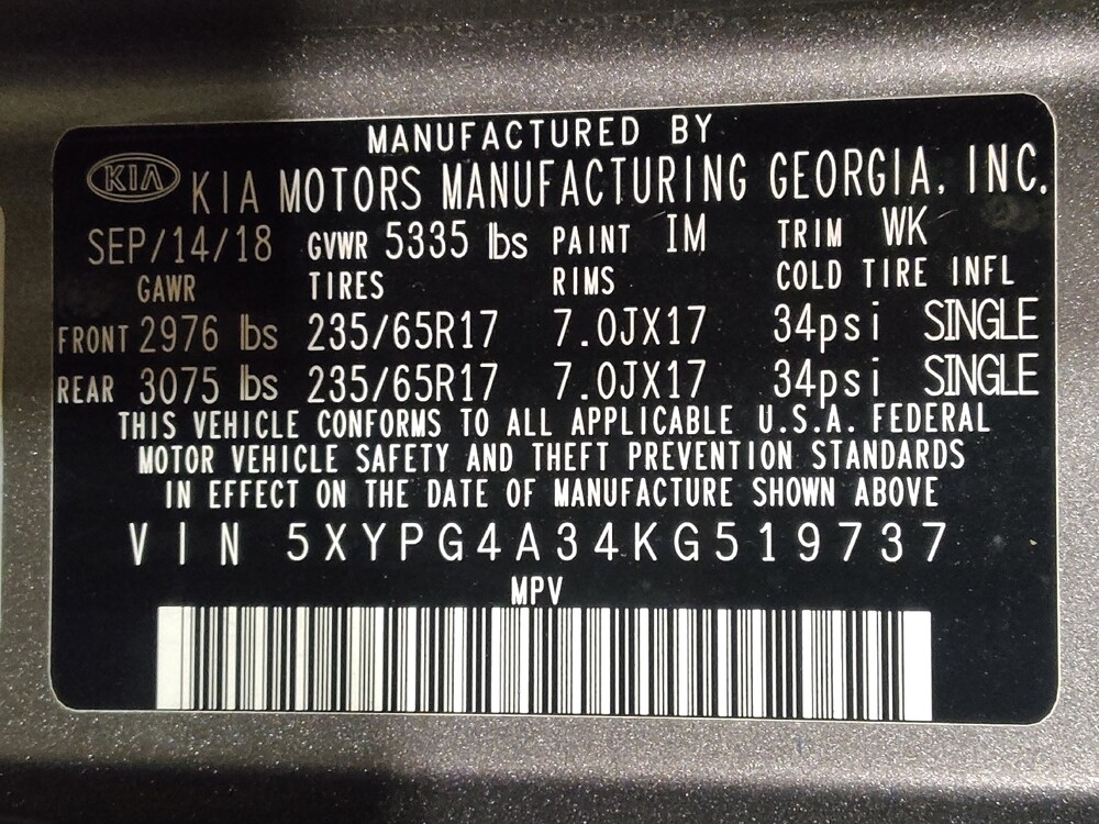 2019 Kia Sorento in Hialeah, FL 33014 - 18121794 33