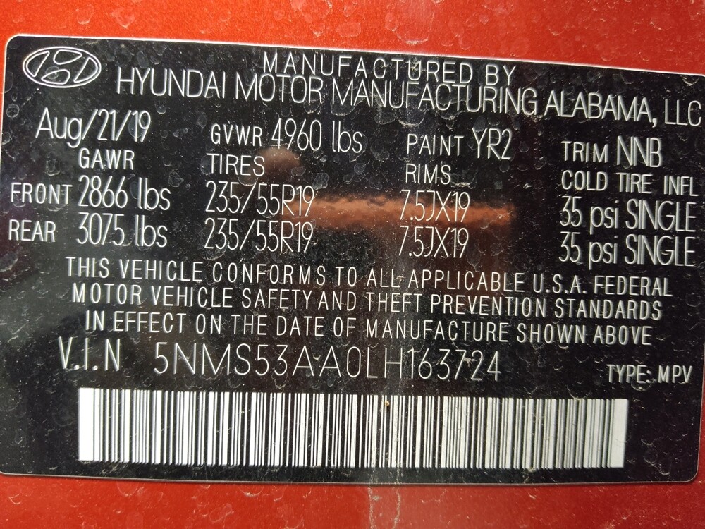 2020 Hyundai Santa Fe in Tucson, AZ 85705 - 18121816 33