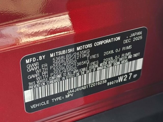 2026 Mitsubishi Outlander in Winchester, VA 22602 - 18121838 20