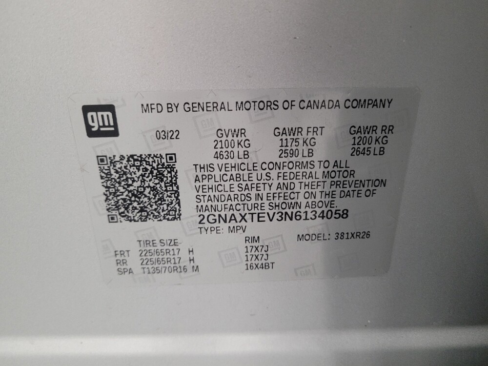 2022 Chevrolet Equinox in Downey, CA 90241 - 18121864 33