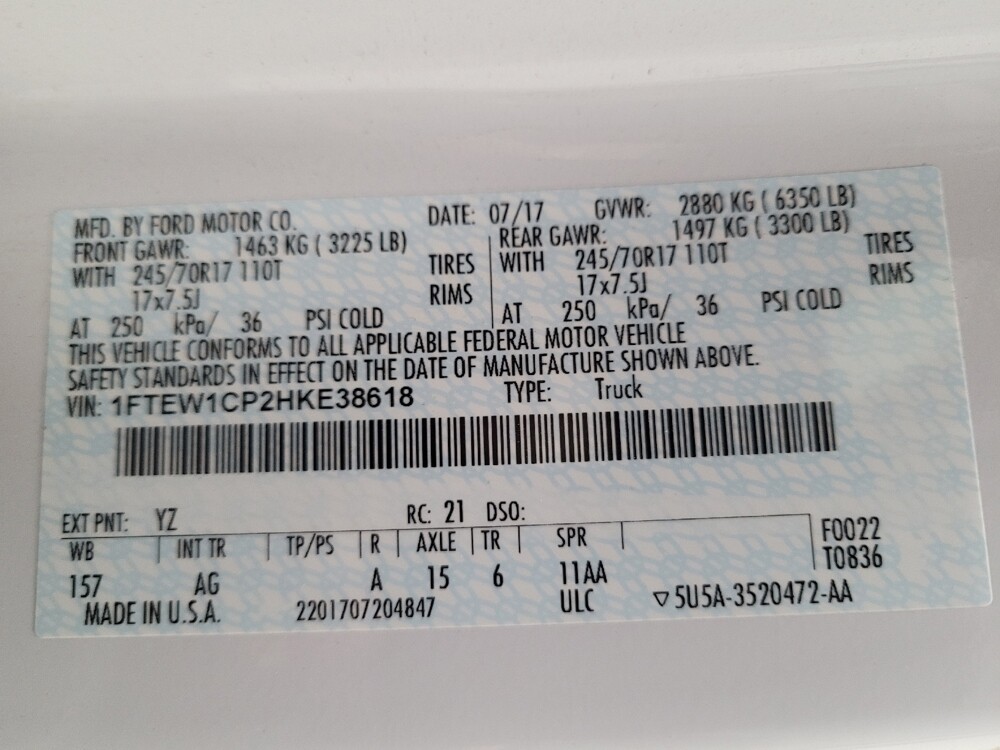 2017 Ford F150 in Sacramento, CA 95821 - 18121881 33